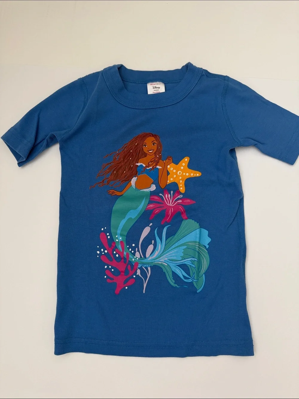 Hanna Andersson Blue Mermaid Graphic Pajama Set